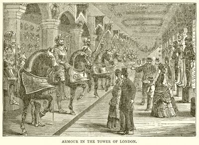 Armure dans la Tour de Londres - English School