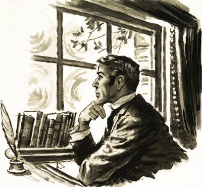 Arnold Bennett : une scène de Un homme du Nord - English School