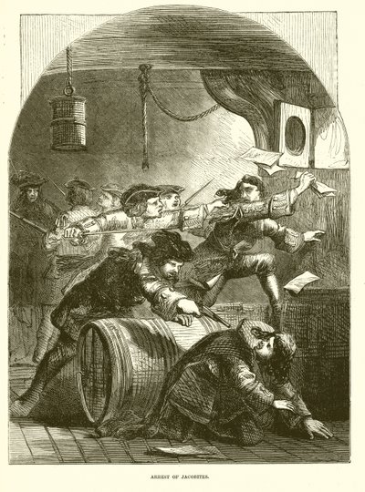 Arrestation des Jacobites - English School