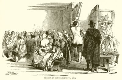 Arrestation des non-conformistes, 1614 - English School