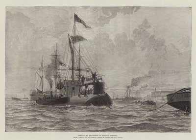 Arrivée à Gravesend lundi matin (gravure) - English School