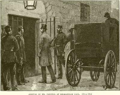 Arrivée de M. Parnell à la prison de Kilmainham - English School