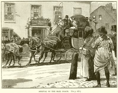 Arrivée de la diligence - English School