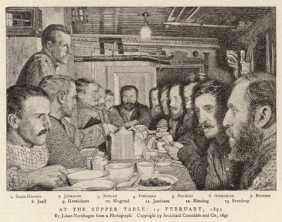 À la table du souper - English School
