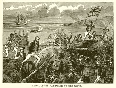 Attaque des marins sur le port Jacotel - English School