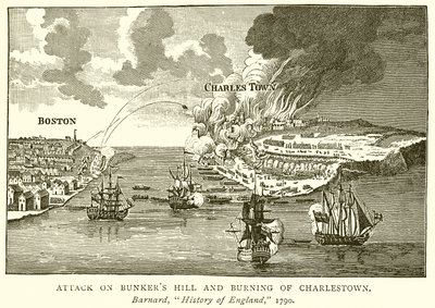 Attaque de Bunker Hill et incendie de Charlestown - English School