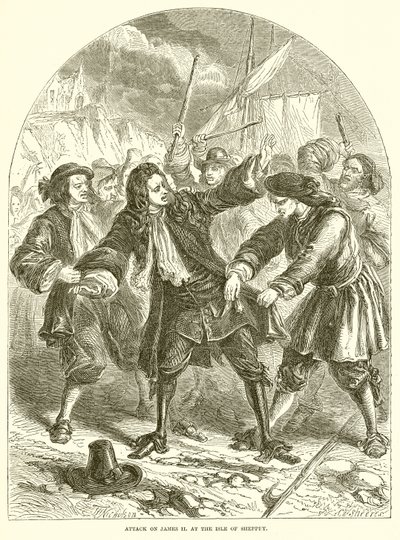 Attaque contre Jacques II à l