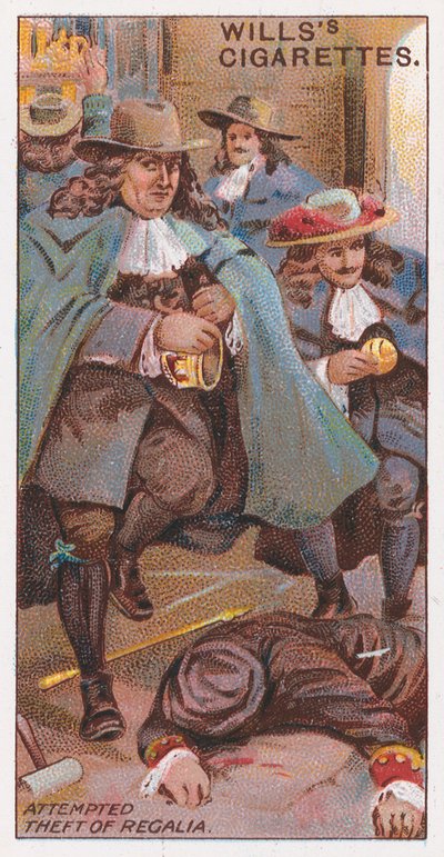 Tentative de vol des regalia - English School