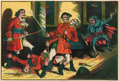 Tentative de capture de Dick Turpin par les Bow Street Runners - English School