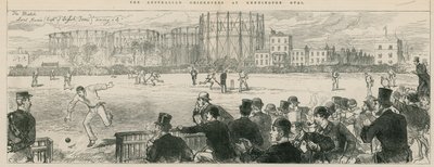 Cricketers australiens à Kennington Oval : Lord Harris (capitaine de l