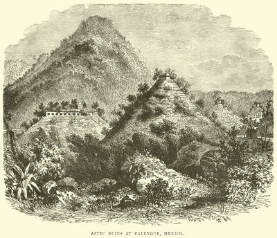 Ruines aztèques à Palenque, Mexique - English School