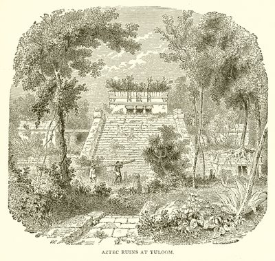 Ruines aztèques à Tuloom - English School