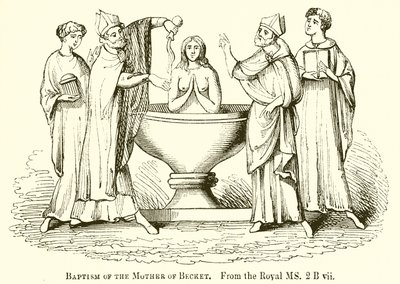 Baptême de la mère de Becket - English School