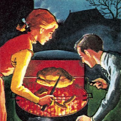 Barbecue dans le jardin - English School