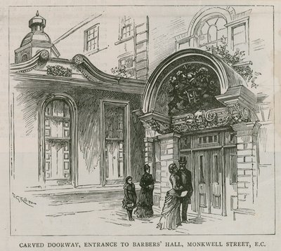 Barber Surgeons Hall, Monkwell Street, Londres - English School
