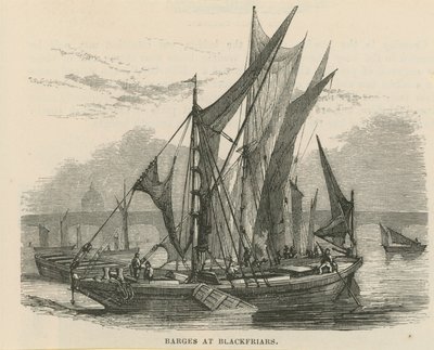 Barges à Blackfriars - English School