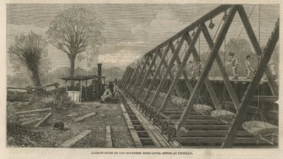 Monte-charge sur le grand égout de niveau sud à Peckham - English School