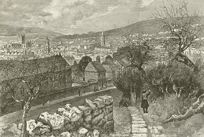 Bath, depuis Beechen Cliff - English School