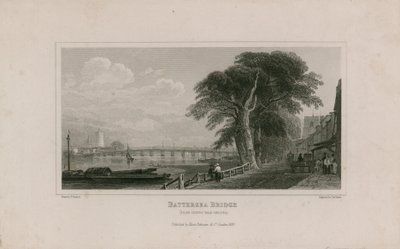 Pont de Battersea, depuis Cheyne Walk Chelsea - English School