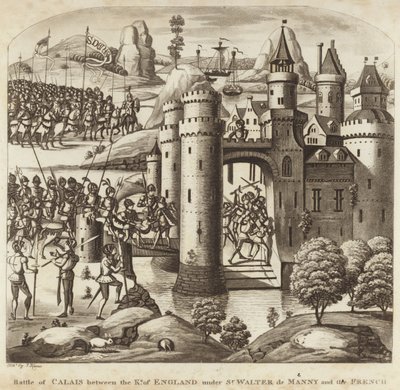Bataille de Calais entre le roi d