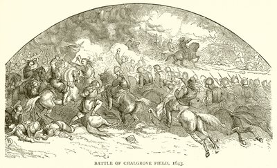 Bataille de Chalgrove Field, 1643 - English School