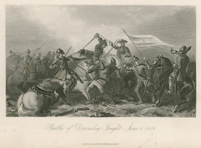 Bataille de Drumclog, combattue le 1er juin 1679 - English School