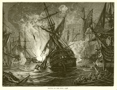 Bataille du Nil, 1798 - English School