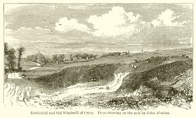Champ de bataille et vieux moulin de Crécy - English School