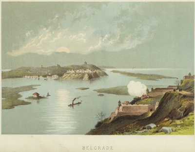 Belgrade à la confluence des rivières Save et Danube - English School