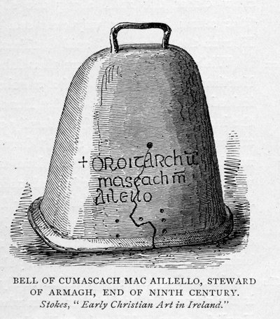 Cloche de Cumascach Mac Aillelo, intendant d