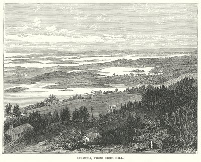 Bermudes, depuis Gibbs Hill (gravure) - English School