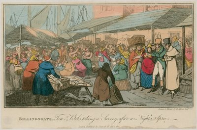 Billingsgate, Tom et Bob faisant un relevé après une nuit de fête - English School
