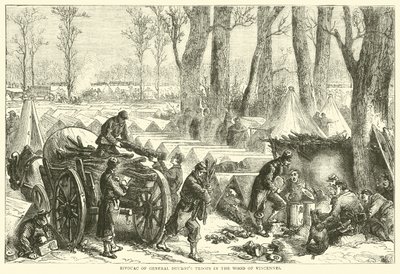 Bivouac des troupes du général Ducrot dans le bois de Vincennes, octobre 1870 - English School