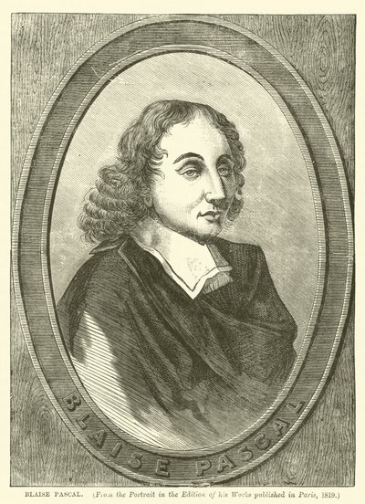 Blaise Pascal (gravure) - English School
