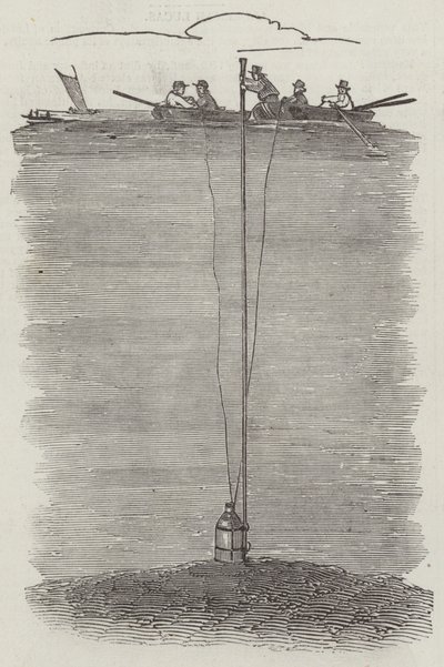 Faire sauter le banc de béton dans la Tamise (gravure) - English School