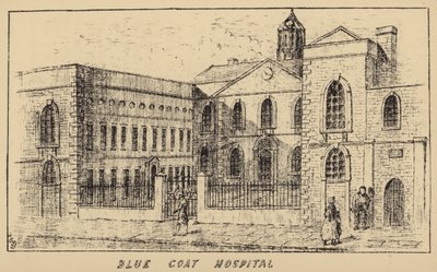 Hôpital Blue Coat (gravure) - English School
