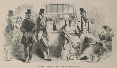Blue Posts Hotel and Tavern, Haymarket - English School