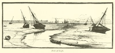 Bateaux au large de Leigh - English School
