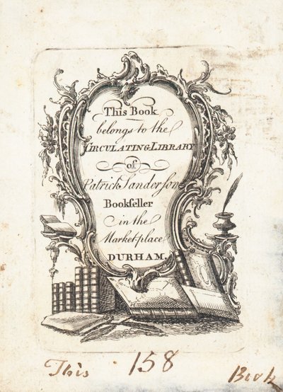Ex-libris, Patrick Sanderson - English School