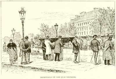 Bouquinistes sur le Quai Voltaire - English School