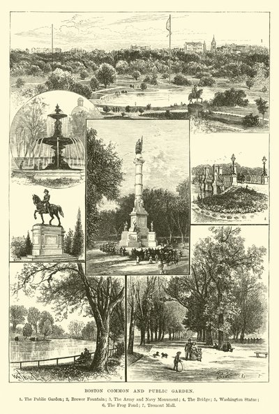Boston Common et Jardin Public - English School