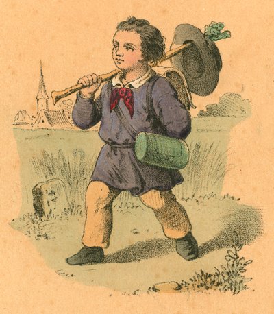 Garçon partant faire fortune - English School