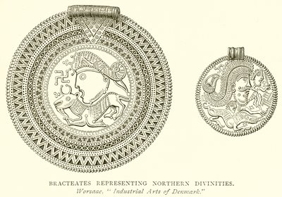 Bractéates représentant des divinités nordiques - English School