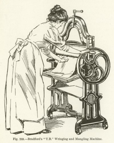 Machine à essorer et à moudre T B de Bradford - English School