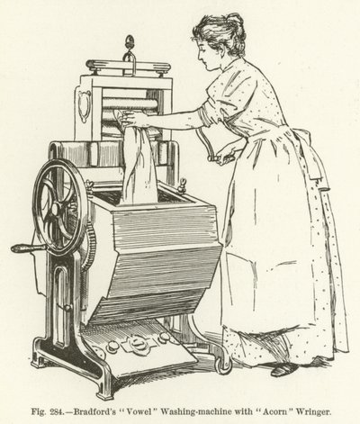 Machine à laver Vowel de Bradford avec essoreuse Acorn - English School