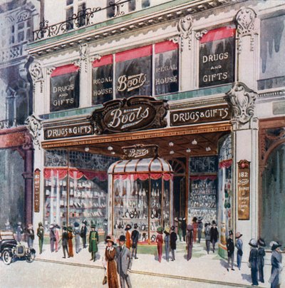 Succursale de Boots au 182 Regent Street - English School