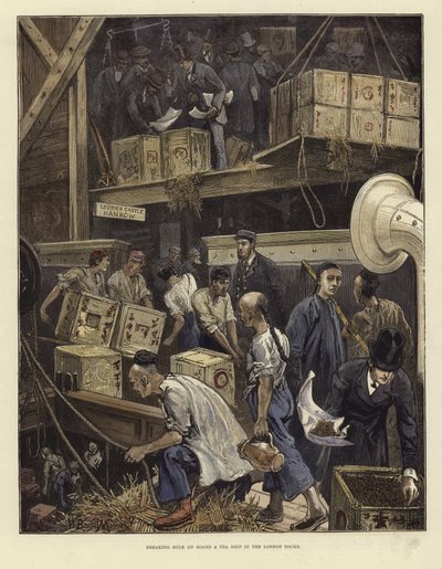Déchargement en vrac à bord d