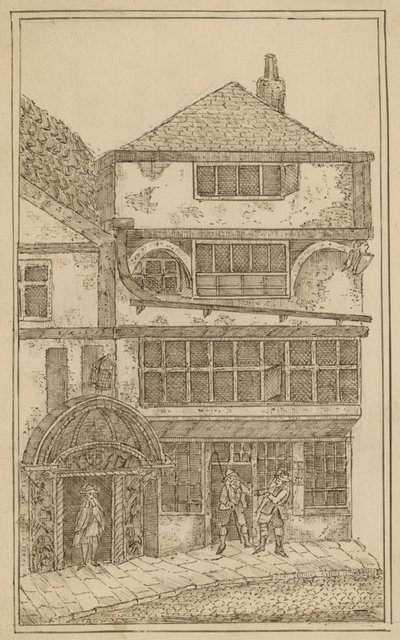 Bricklayers Hall, Leadenhall, maintenant la synagogue juive, 1797 - English School