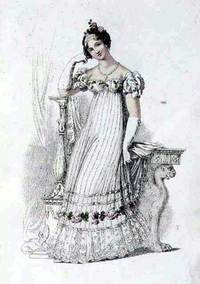 Robe de mariée, planche de mode de l
