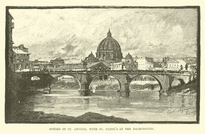 Pont Saint-Ange, avec Saint-Pierre en arrière-plan - English School